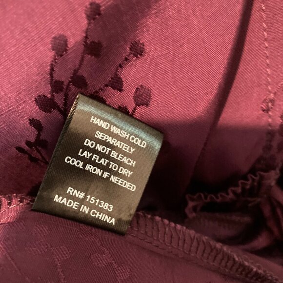 Anthropologie Current Air Purple Wrap Long-Sleeve Midi Party Dress New with Tags - Picture 11 of 14